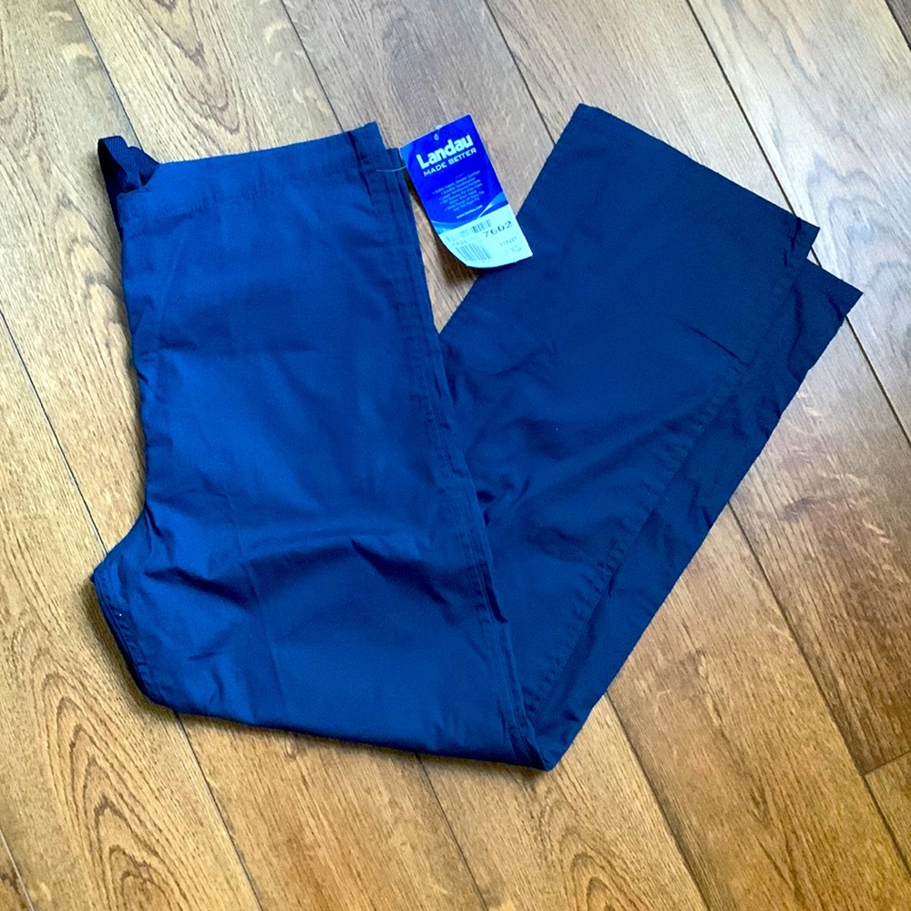 Brand new Landau navy scrub pants petite xs